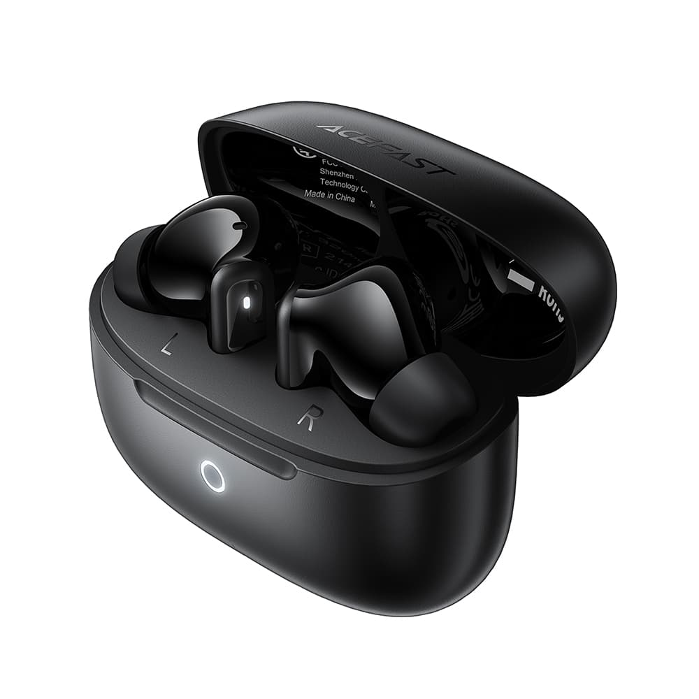 Bezdrátová sluchátka Acefast W7 TWS AI Noise Cancelling černá - náhled 1
