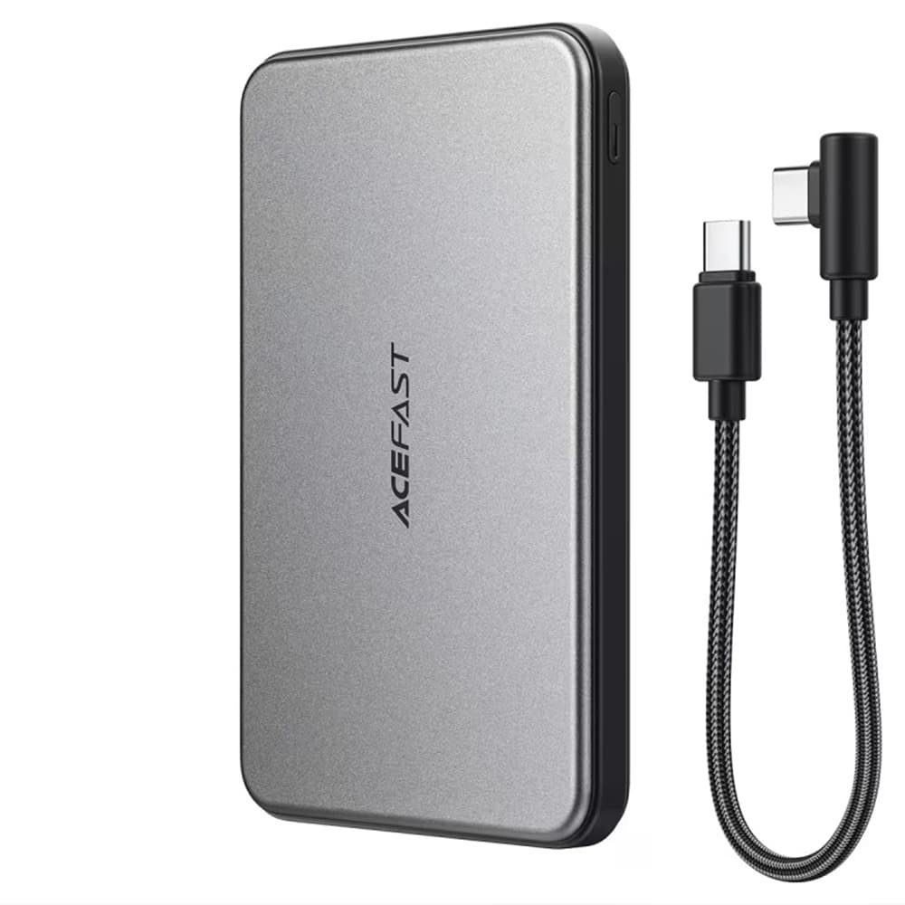 Powerbanka magnetická bezdrátová Acefast M30 MagSafe 20W 5000mAh černá - náhled 1