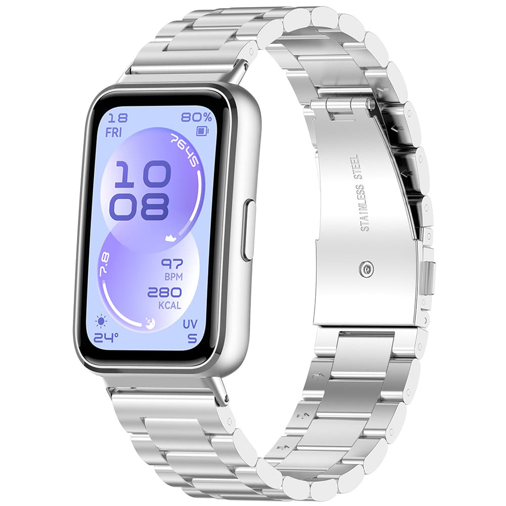 Řemínek kovový Techsuit Watchband W010 stříbrný - náhled 1