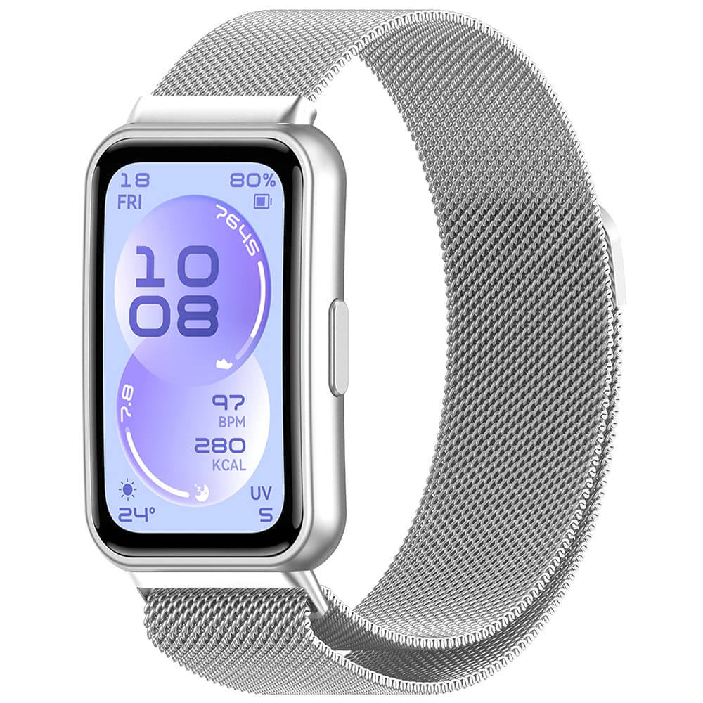 Řemínek kovový Techsuit Watchband W009 stříbrný - náhled 1