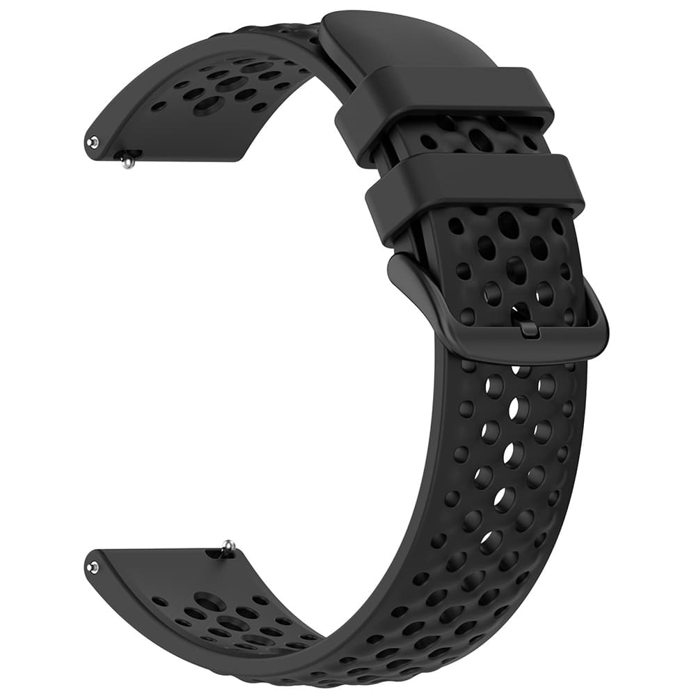 Řemínek 22mm Techsuit Watchband W083 černý - náhled 1