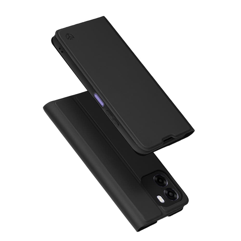 Pouzdro typu kniha Techsuit Magskin Book Oppo A6x 4G A6x 5G černé - náhled 1