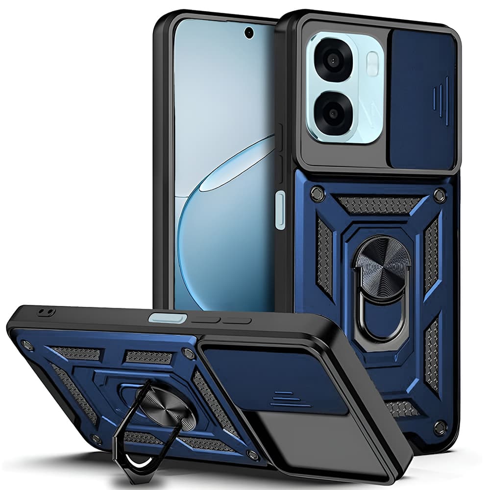 Kryt Techsuit CamShield Series pro Oppo A6x 5G modrý - náhled 1