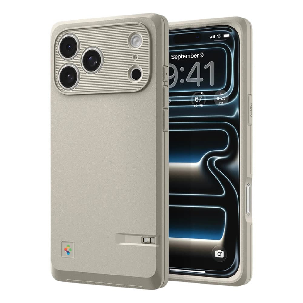 Kryt Spigen Classic LS MagFit pro iPhone 17 Pro Max kamenný - náhled 1