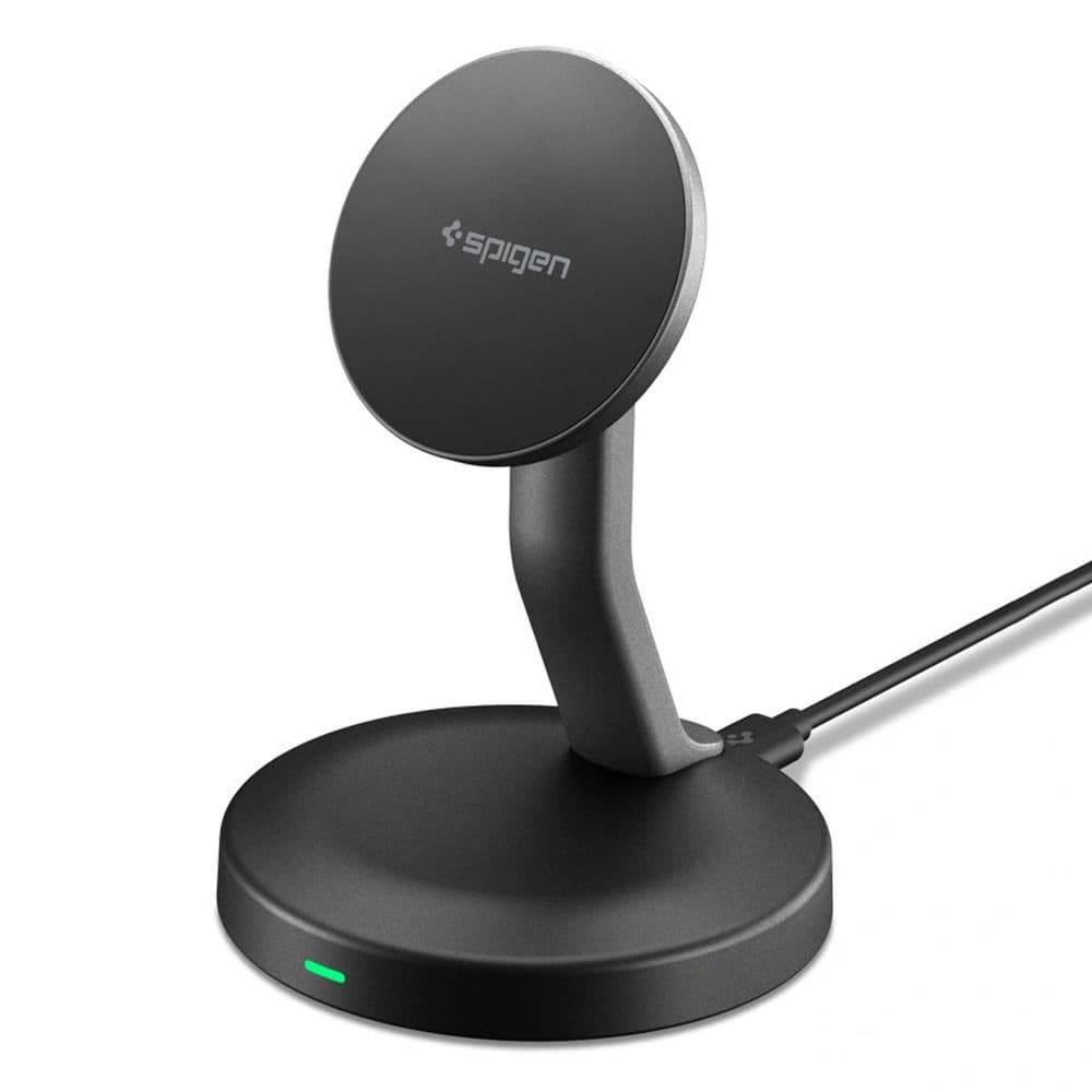 Bezdrátová nabíječka Spigen Essential EF151MS MagSafe černá - náhled 1