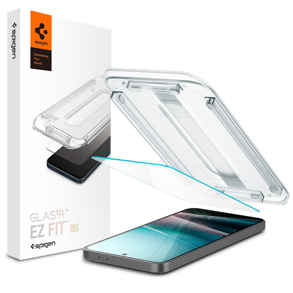 Ochranné sklo Spigen Glas.tR EZ-FIT HD pro Samsung Galaxy A36 a A37 průhledné - náhled 1