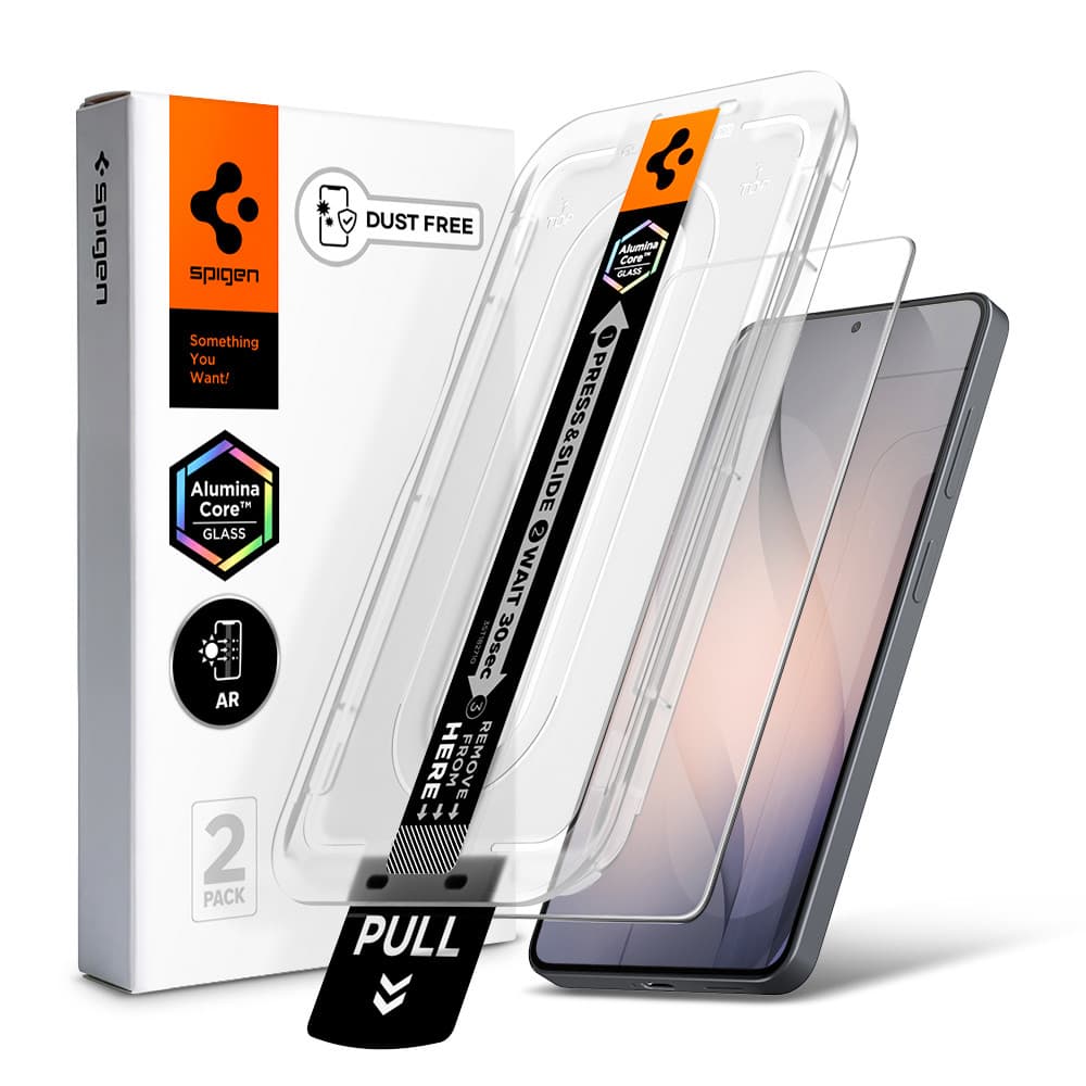 Ochranné sklo Spigen Glas.tR EZ-FIT Pro pro Samsung Galaxy S26 Plus průhledné - náhled 1