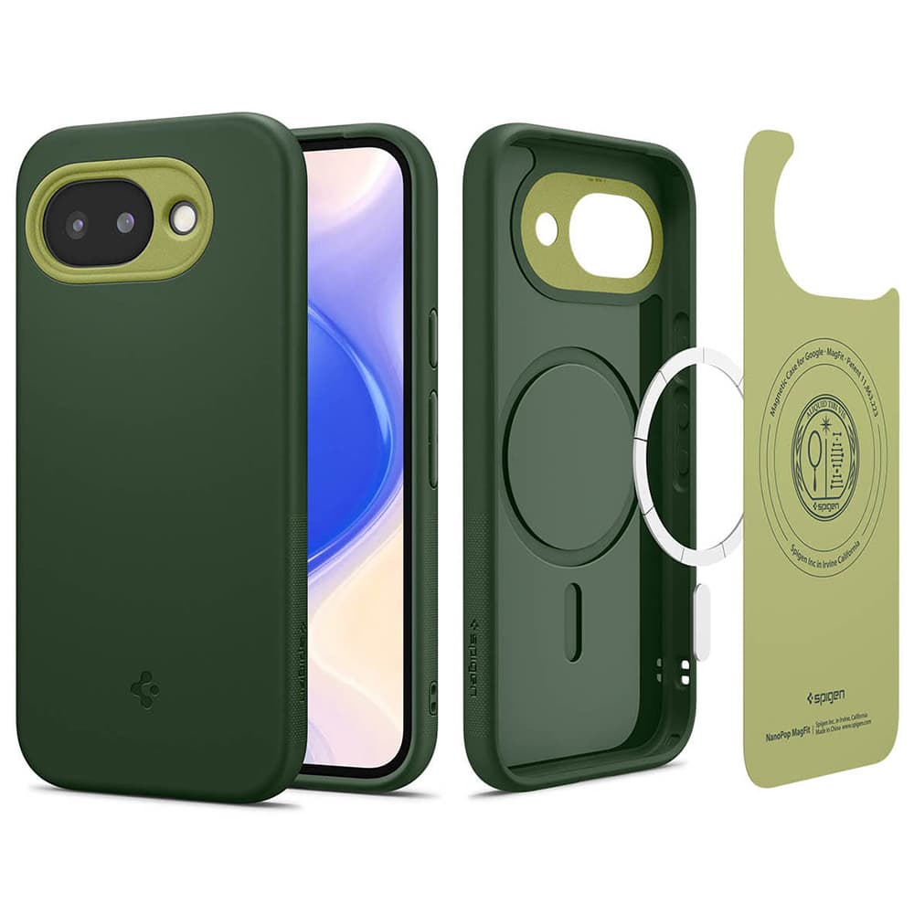Kryt Spigen Caseology Nano Pop MagSafe pro Google Pixel 10a avokádově zelený - náhled 1