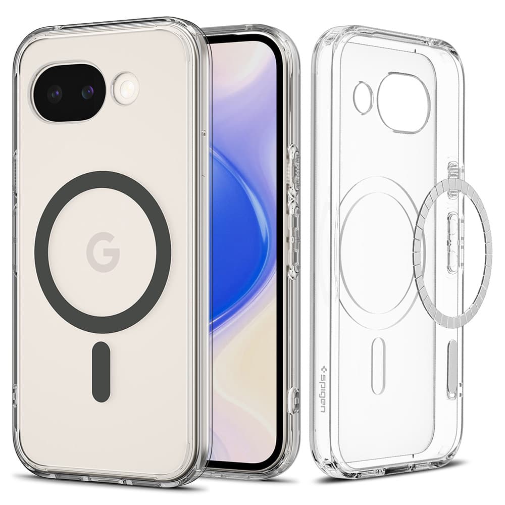 Kryt Spigen Ultra Hybrid MagSafe pro Google Pixel 10a grafitově průhledný - náhled 1
