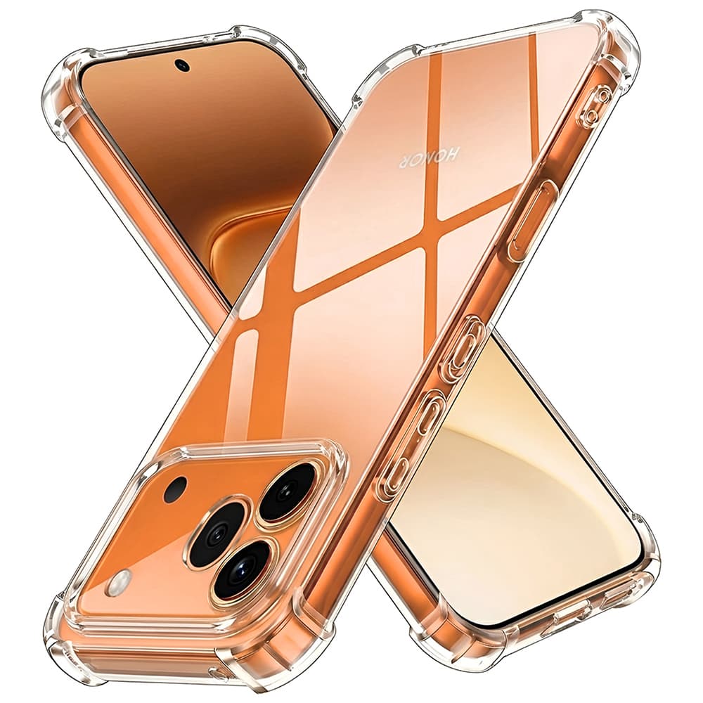 Kryt Techsuit Shockproof Clear Silicone pro Honor 600 Pro průhledný - náhled 1