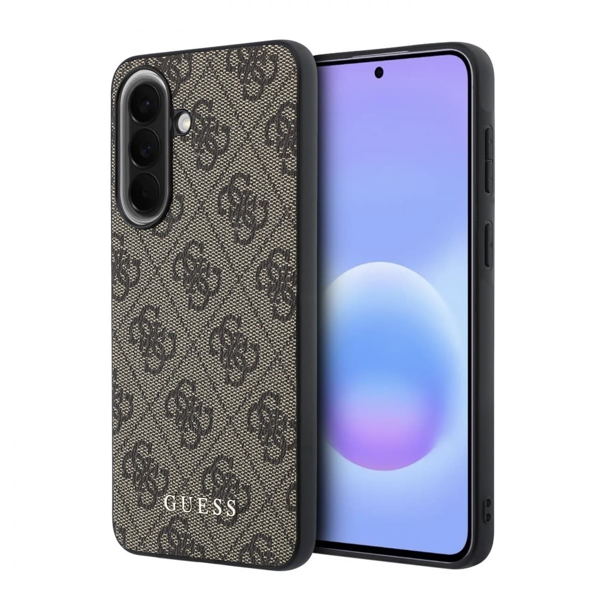 Kryt Guess PU 4G Metal Classic Logo pro Samsung Galaxy A57 hnědý - náhled 1