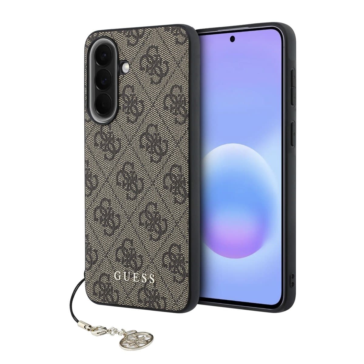 Kryt Guess 4G Charm pro Samsung Galaxy A57 hnědý - náhled 1
