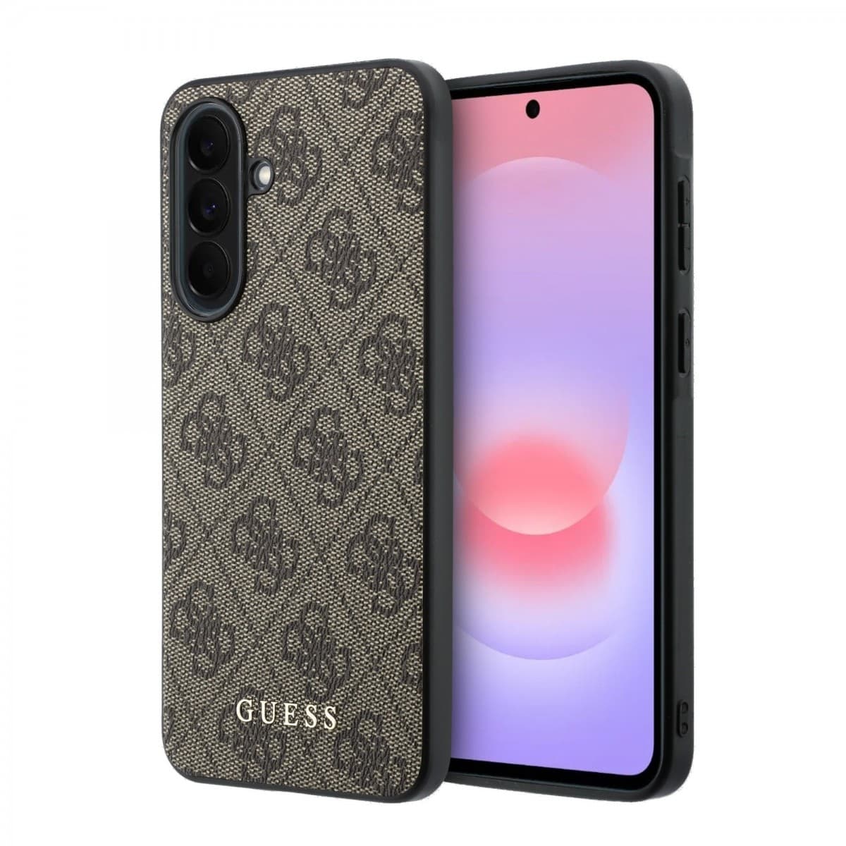 Kryt Guess PU 4G Metal Classic Logo pro Samsung Galaxy A37 hnědý - náhled 1