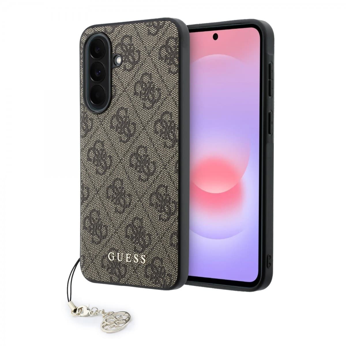 Kryt Guess 4G Charm pro Samsung Galaxy A37 hnědý - náhled 1