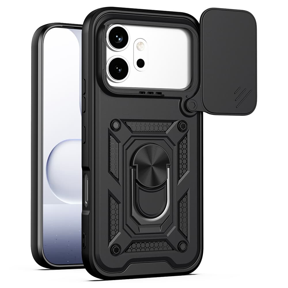 Kryt Techsuit CamShield Series Honor 600 a 600 Pro černý - náhled 1