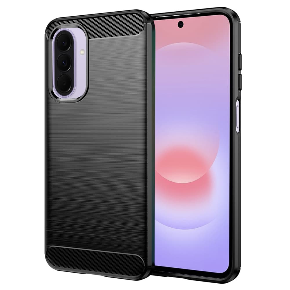 Kryt Techsuit Carbon Silicone Samsung Galaxy A27 5G černý - náhled 1