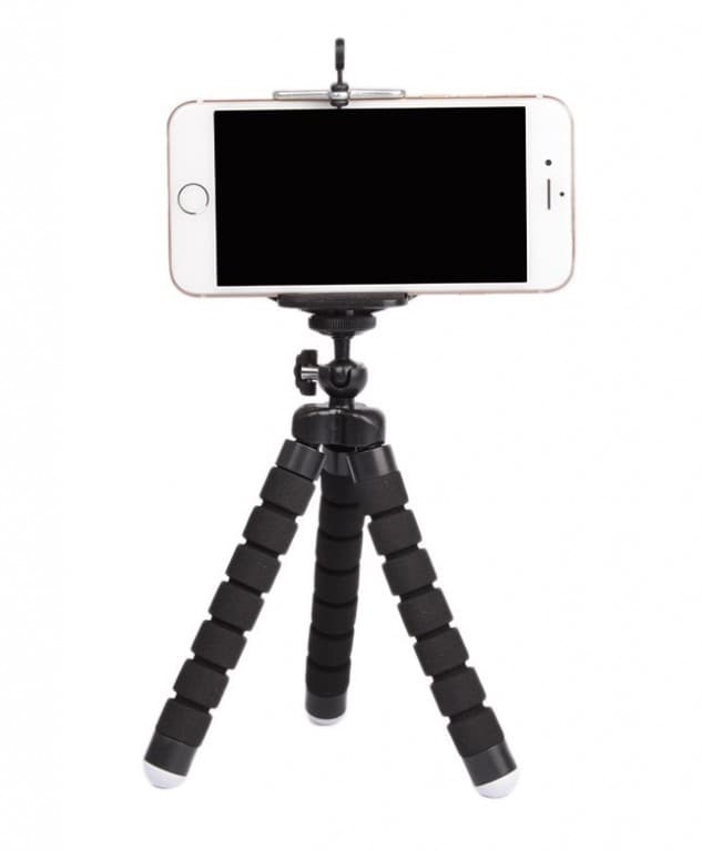 Stativ pro mobilní telefon univerzální černý 17597 - náhled 1