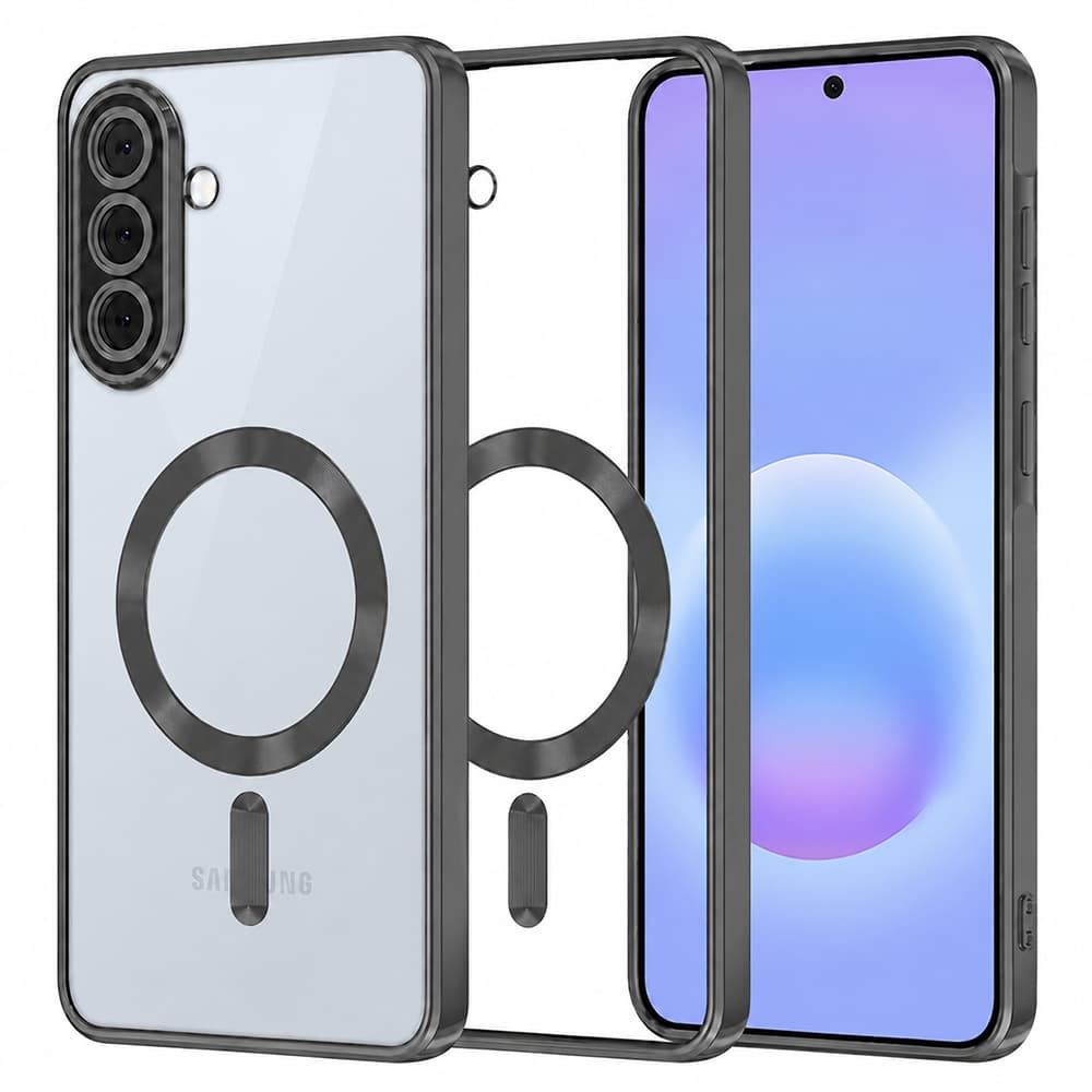 Kryt Techsuit Luxury Crystal MagSafe Samsung Galaxy A57 5G černý - náhled 1