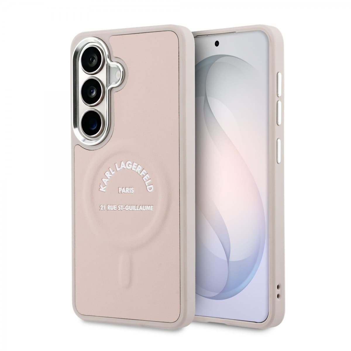 Zadní kryt Karl Lagerfeld PU RSG Logo Magnetic pro Samsung Galaxy S26+ růžový - náhled 1