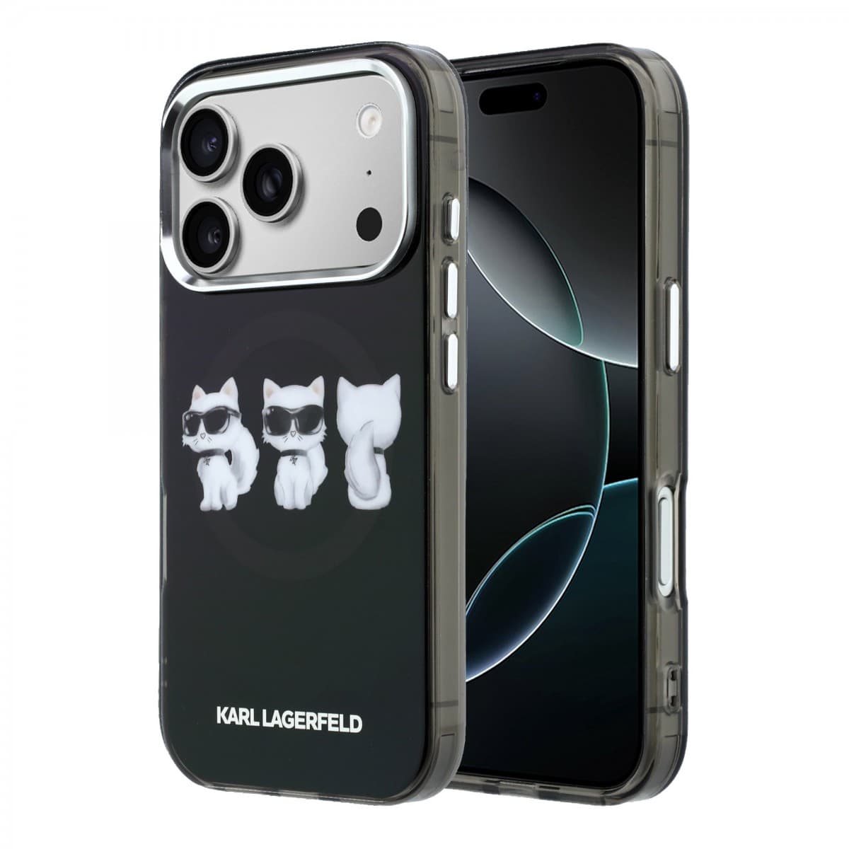 Zadní kryt Karl Lagerfeld IML Choupette Trio Watercolor MagSafe pro iPhone 17 Pro - náhled 1