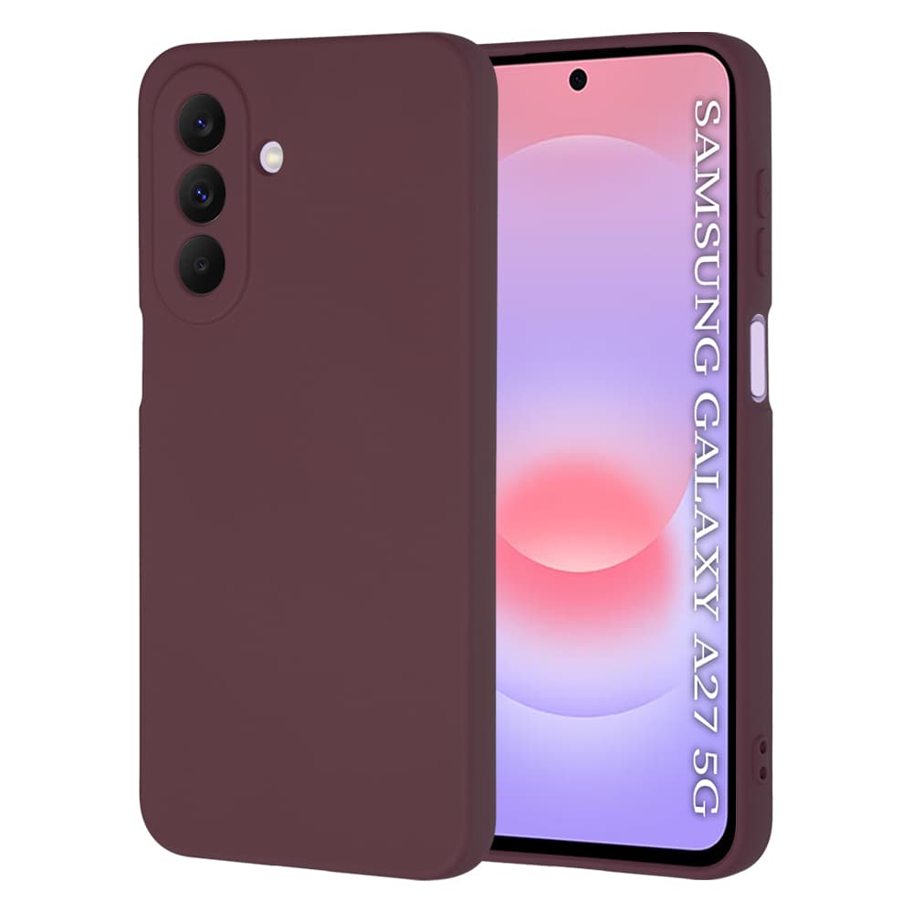 Kryt Techsuit SoftFlex Samsung Galaxy A27 5G švestkově červený - náhled 1
