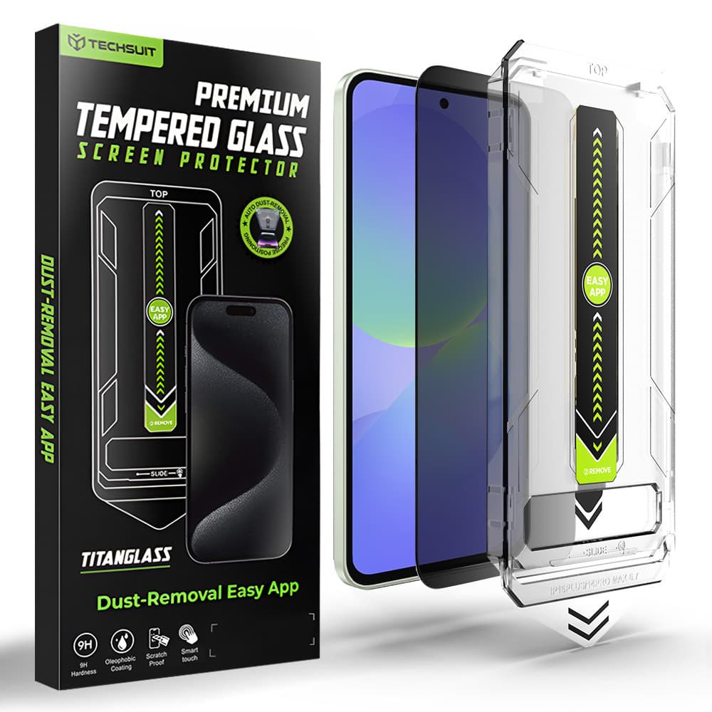 Tvrzené sklo Techsuit TitanGlass CrystalHD Privacy Samsung Galaxy A36 A37 - náhled 1