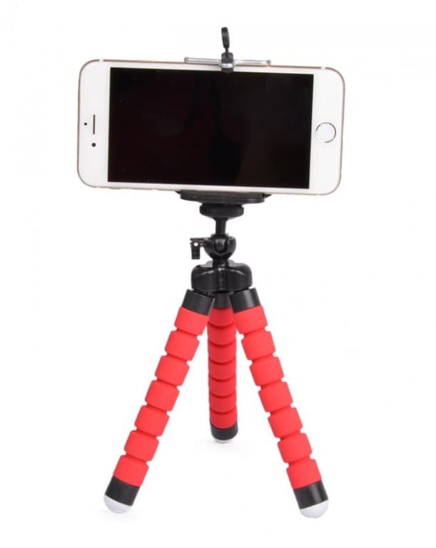 Stativ pro mobilní telefon univerzální červený 17613 - náhled 1