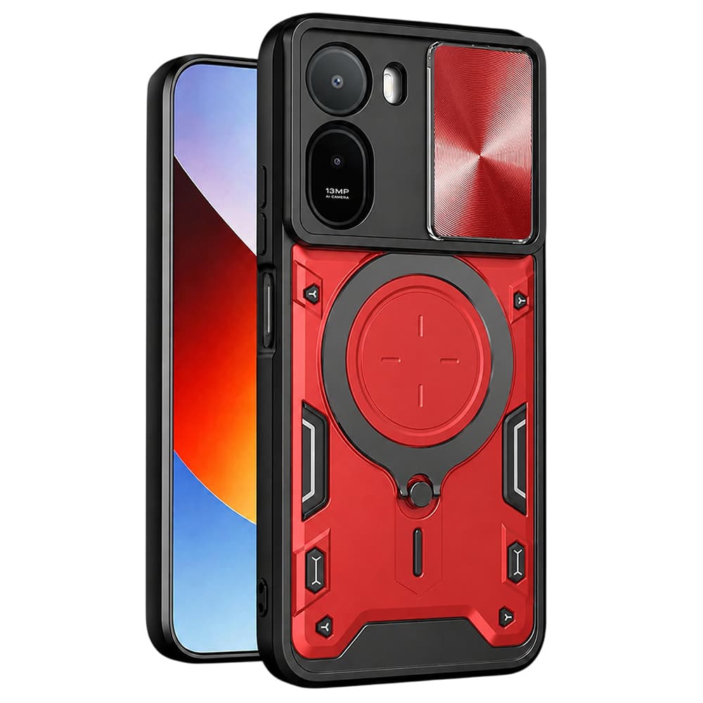Kryt Techsuit CamGuard Pro Xiaomi Redmi A7 Pro 4G červený - náhled 1