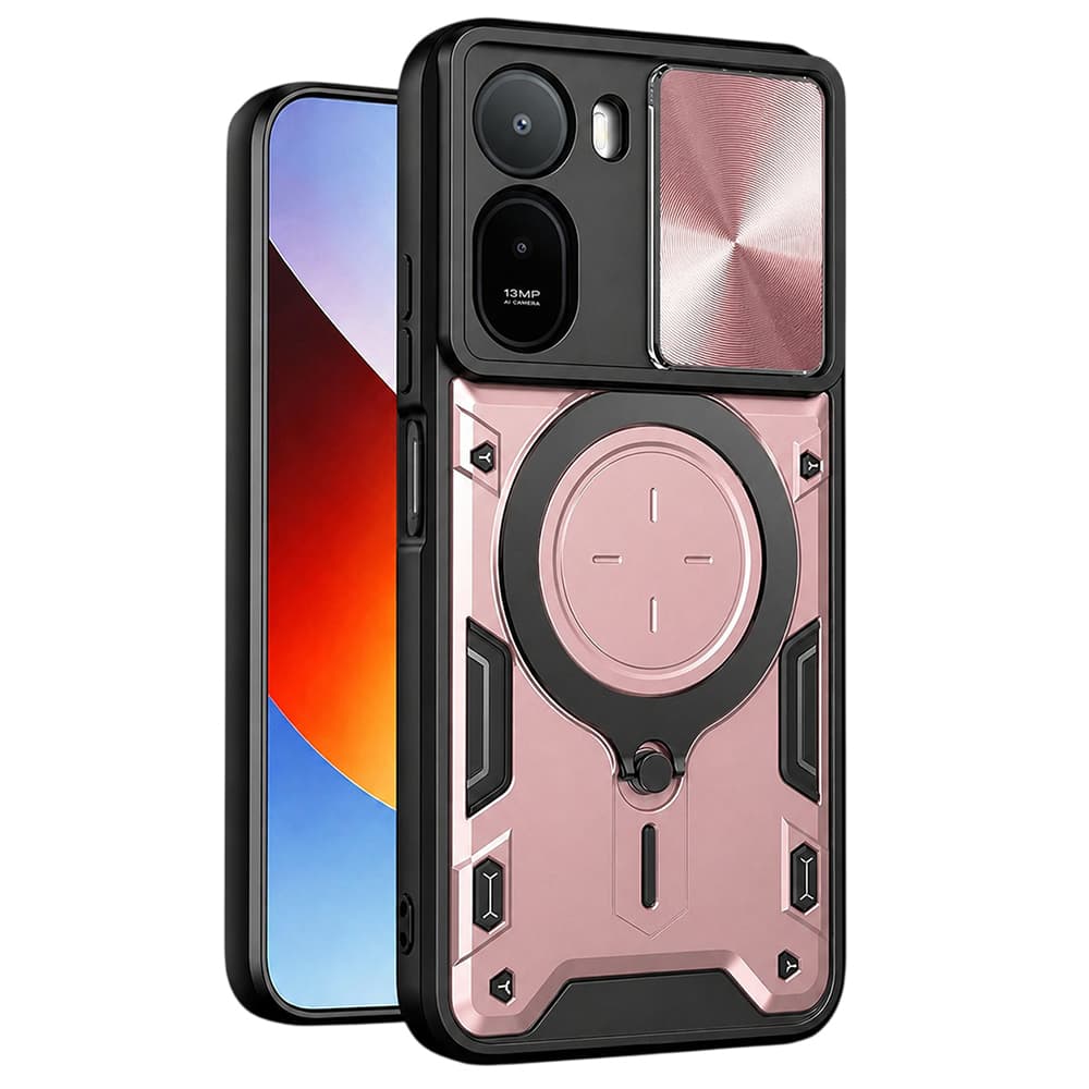 Kryt Techsuit CamGuard Pro Xiaomi Redmi A7 Pro 4G růžovozlatý - náhled 1