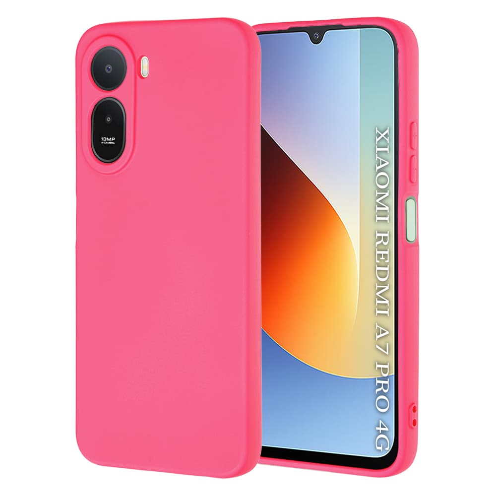 Kryt Techsuit SoftFlex Xiaomi Redmi A7 Pro 4G zářivě růžový - náhled 1