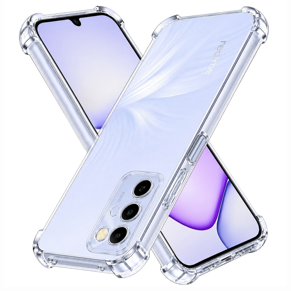 Kryt Techsuit Shockproof Clear Silicone Realme C100 5G průhledný - náhled 1