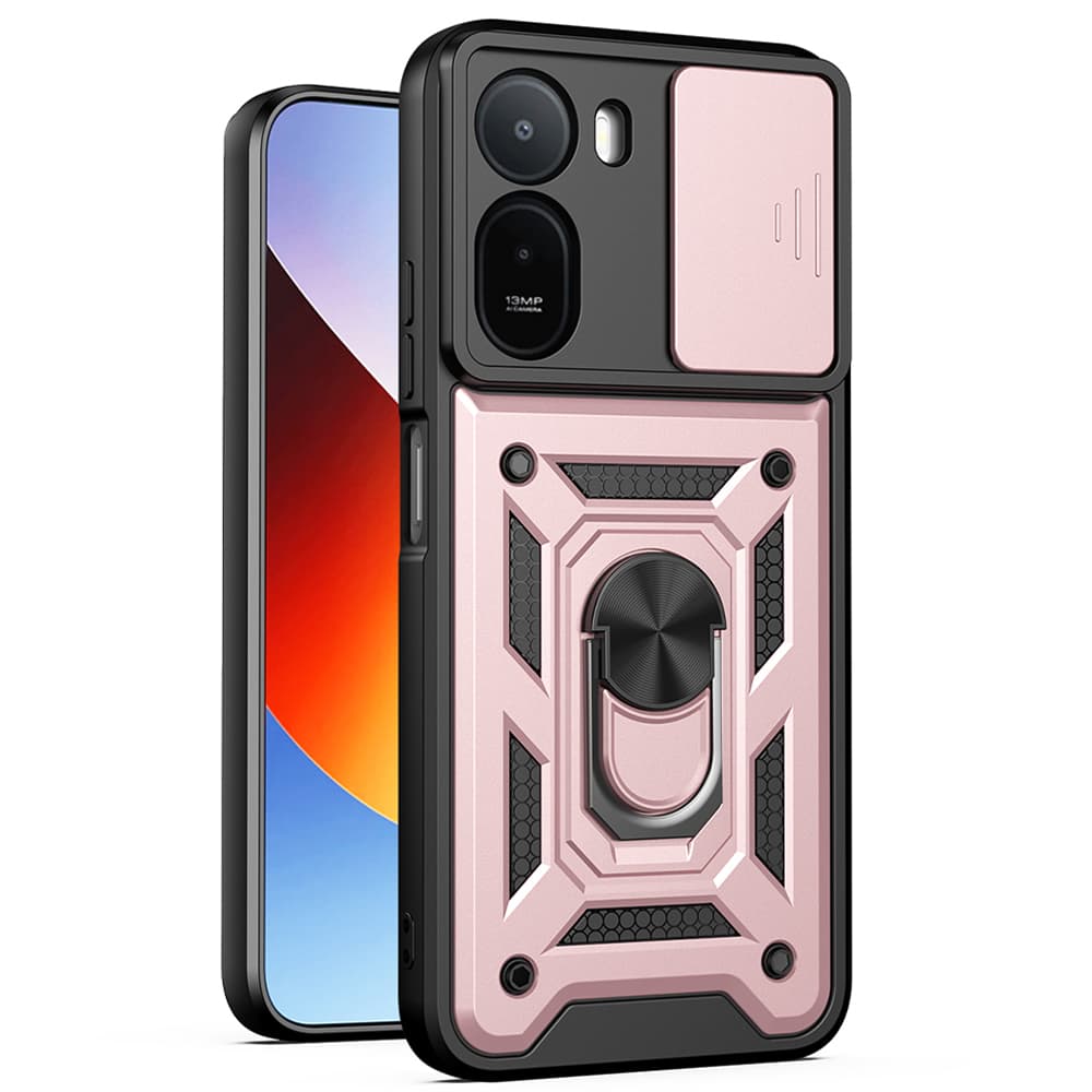 Kryt Techsuit CamShield Series Xiaomi Redmi A7 Pro 4G růžovozlatý - náhled 1