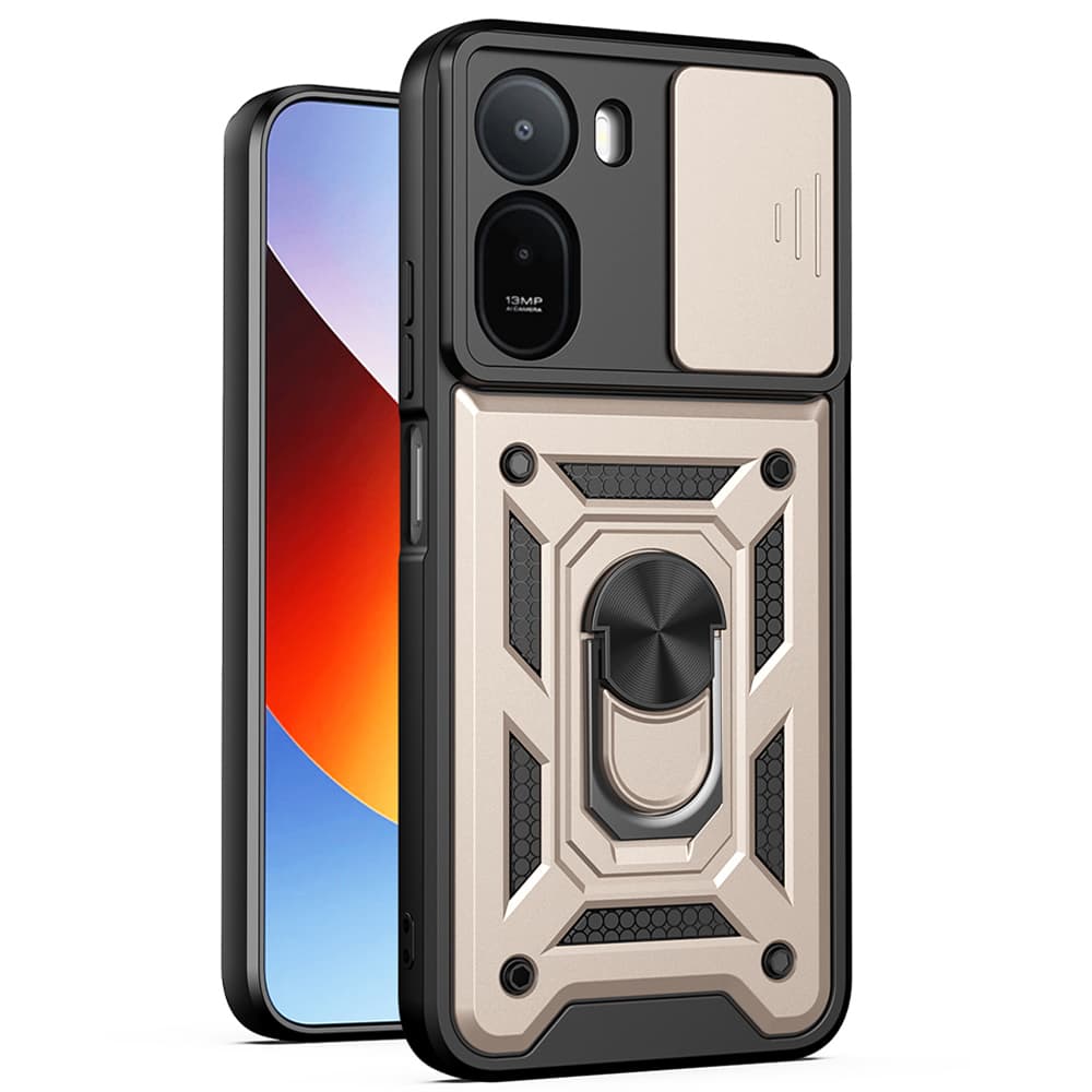 Kryt Techsuit CamShield Series Xiaomi Redmi A7 Pro 4G zlatý - náhled 1