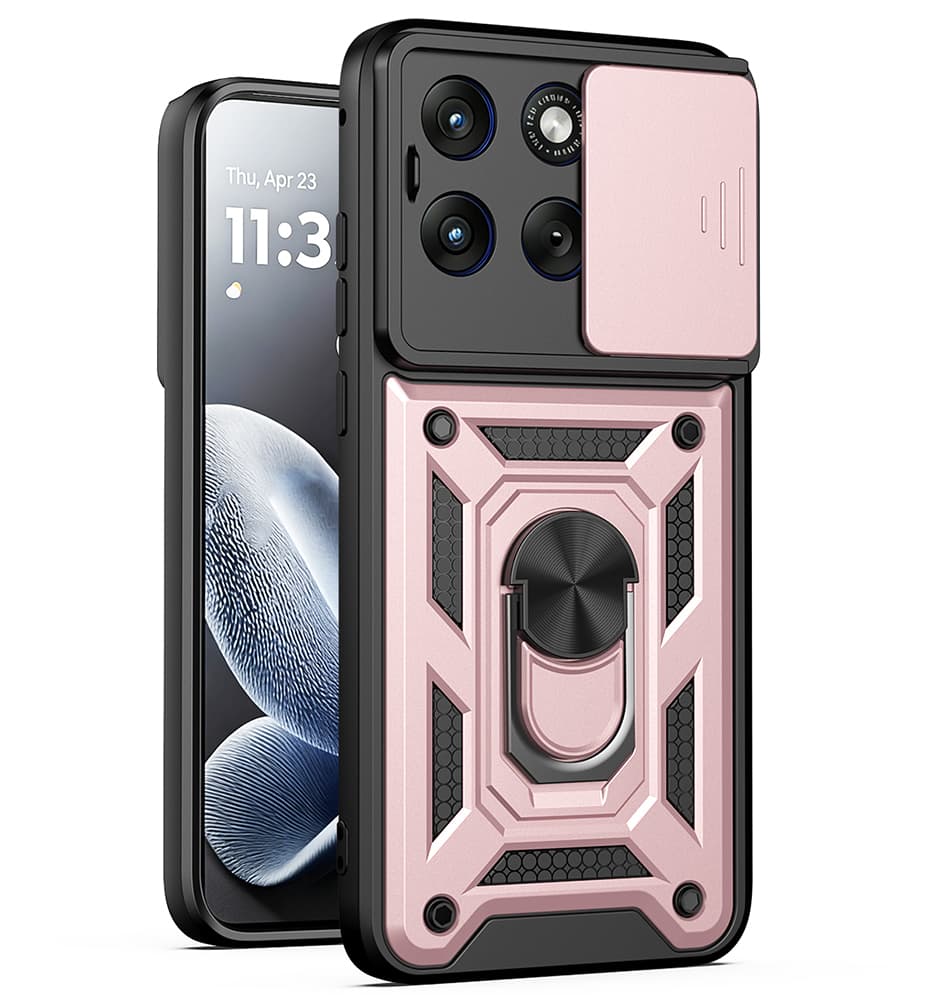 Kryt Techsuit CamShield Series Motorola Edge 70 Fusion růžovozlatý - náhled 1