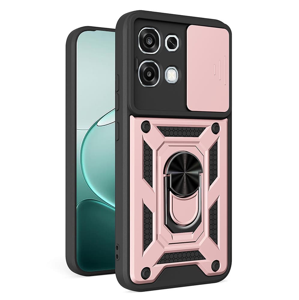 Kryt Techsuit CamShield Series pro Oppo A6 Pro 4G a 5G růžově zlatý - náhled 1