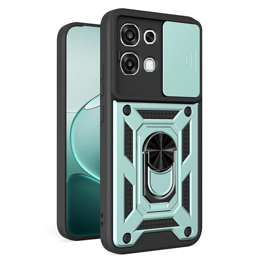 Kryt Techsuit CamShield Series pro Oppo A6 Pro 4G a 5G zelený - náhled 1