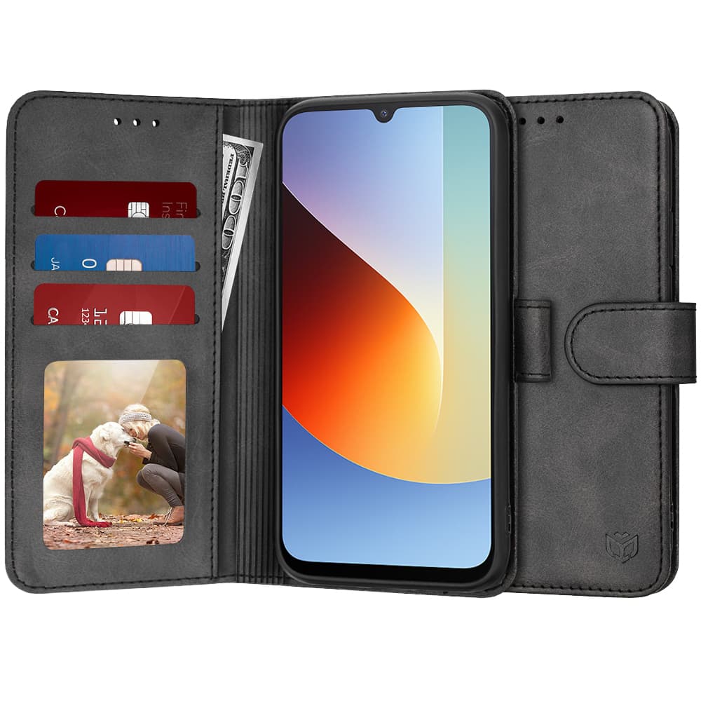 Pouzdro Techsuit Diary Book pro Xiaomi Redmi A7 Pro 4G černé - náhled 1