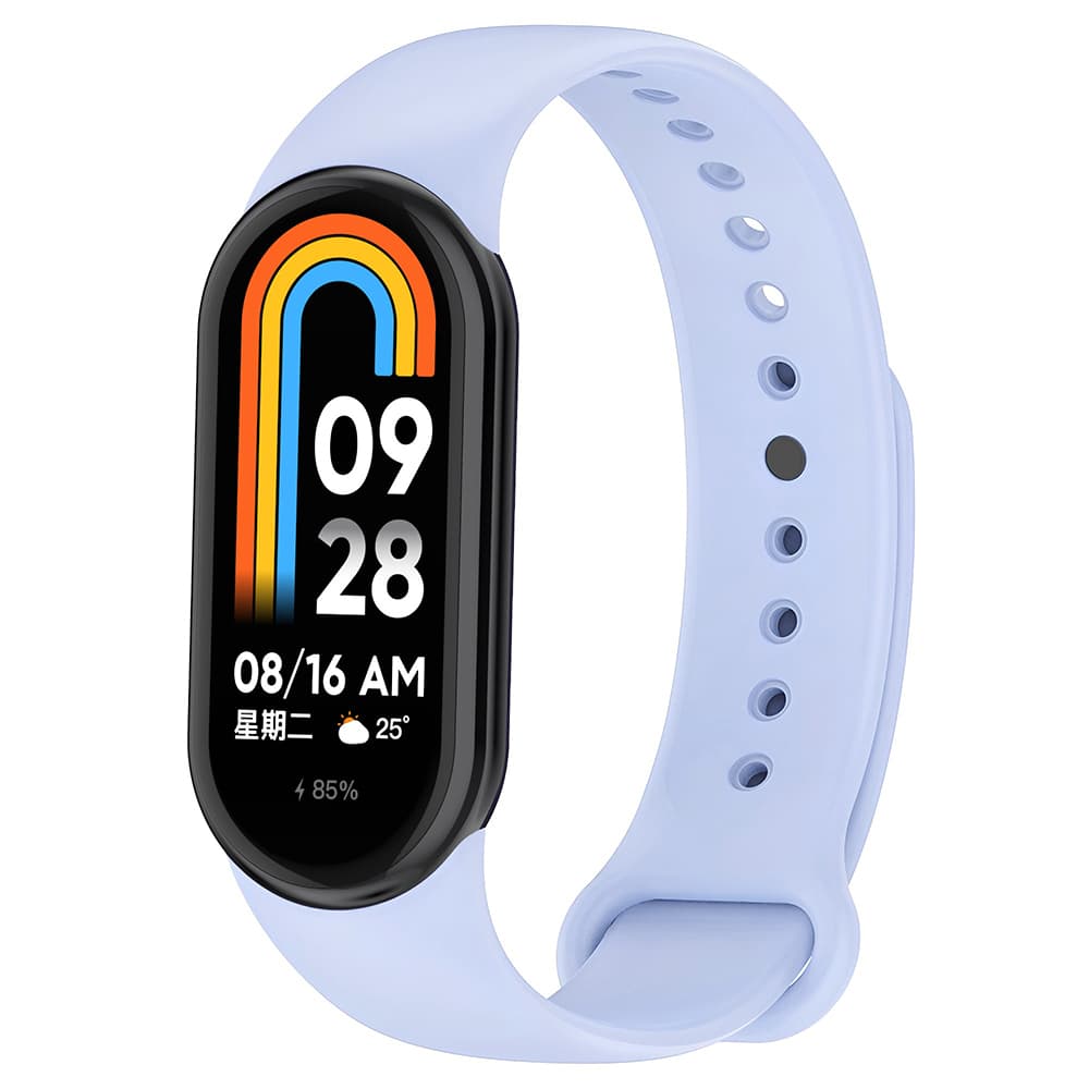 Řemínek Techsuit Watchband W014 pro Xiaomi Mi Band řady 8 9 a 10 klidně modrý - náhled 1