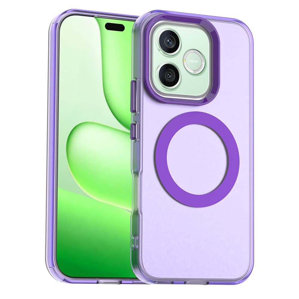 Kryt Techsuit CandyCase MagSafe pro Honor 600 Lite fialový - náhled 1