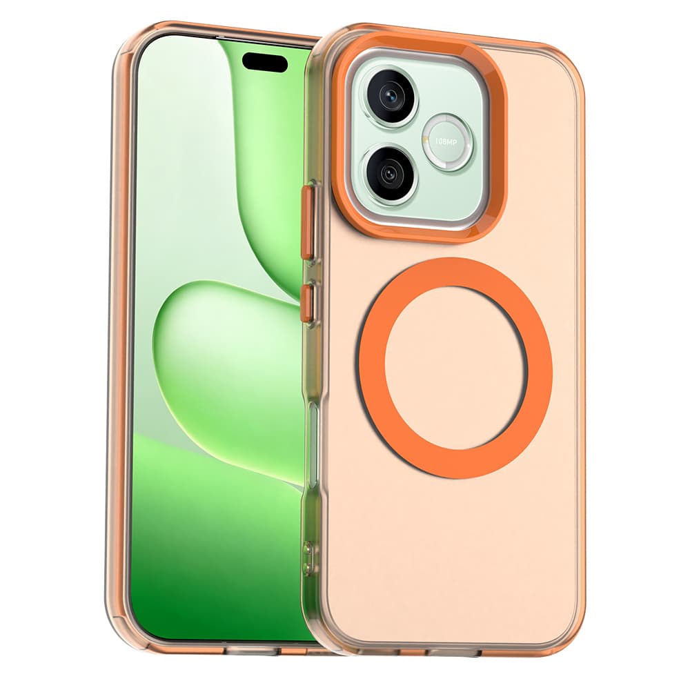 Kryt Techsuit CandyCase MagSafe pro Honor 600 Lite oranžový - náhled 1
