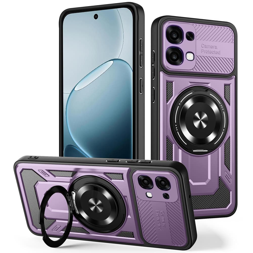 Kryt Techsuit RuggedCam pro Oppo A6 Pro 4G / A6 Pro 5G fialový - náhled 1
