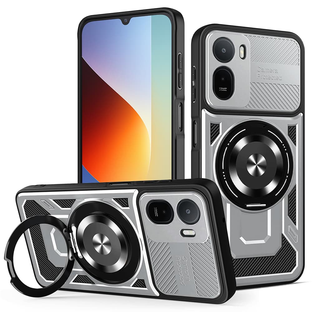 Kryt Techsuit RuggedCam pro Xiaomi Redmi A7 Pro 4G šedý - náhled 1