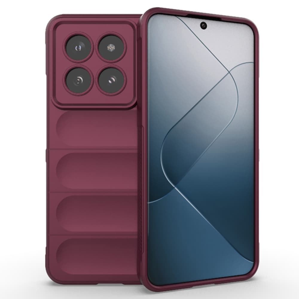 Ochranný kryt Techsuit Magic Shield pro Xiaomi 14 Pro vínový - náhled 1