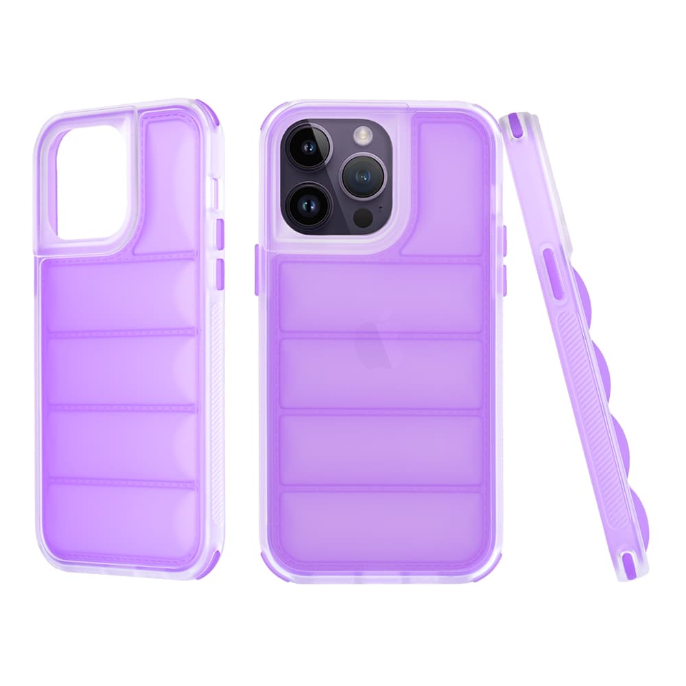 Ochranný kryt Techsuit Wave Shield pro iPhone 14 Pro fialový