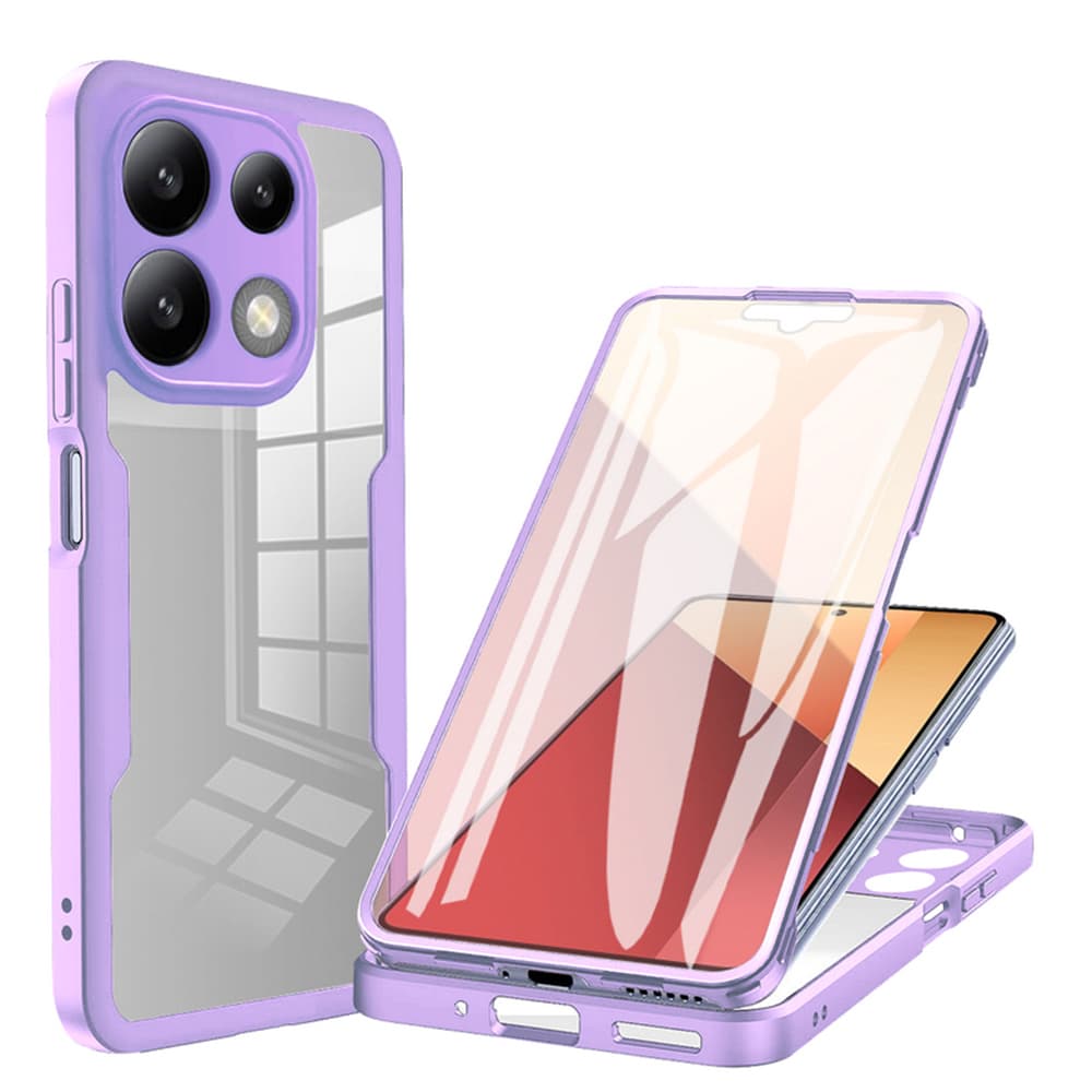 Ochranný kryt Techsuit ColorVerse 360 pro Xiaomi Redmi Note 13 5G fialový - náhled 1