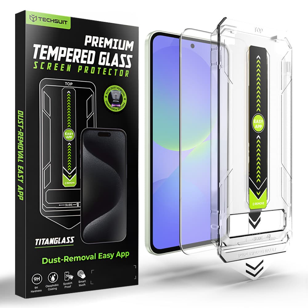 Tvrzené sklo Techsuit TitanGlass CrystalHD pro Samsung Galaxy A36 a A37 čiré - náhled 1