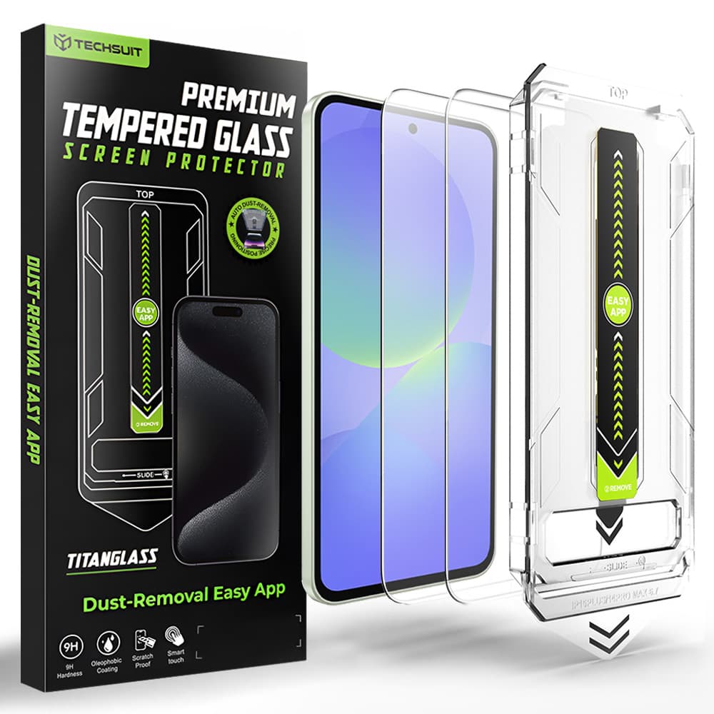 Tvrzené sklo Techsuit TitanGlass CrystalHD pro Samsung Galaxy A36 a A37 čiré - náhled 1