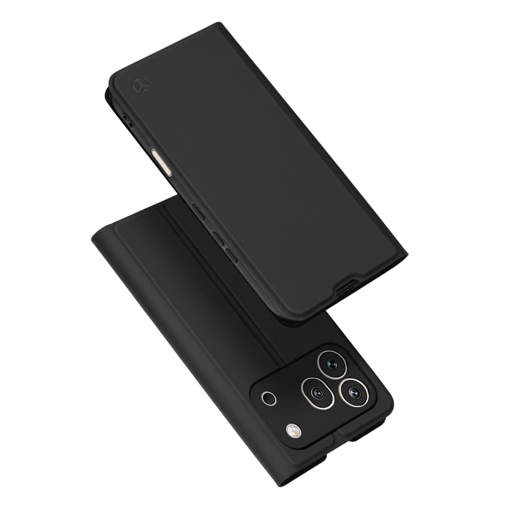 Flipové pouzdro Techsuit Magskin Book pro Honor 600 Pro černé - náhled 1