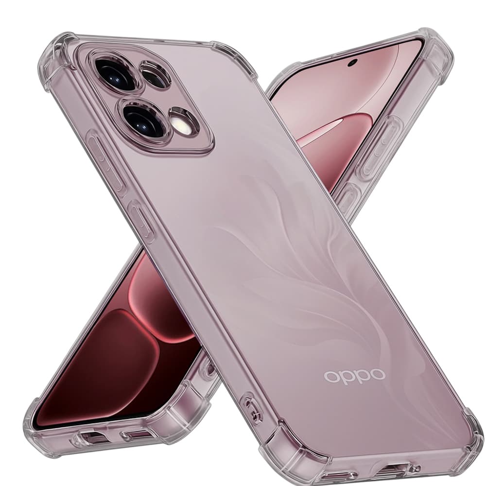 Silikonový kryt Techsuit Shockproof pro Oppo A6 Pro kouřově černý
