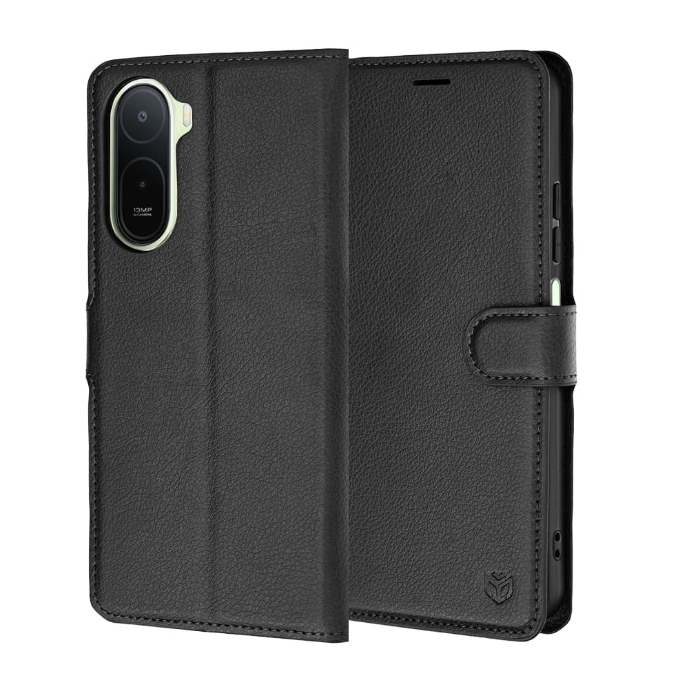 Kožené pouzdro Techsuit Leather Folio pro Xiaomi Redmi A7 Pro 4G černé - náhled 1